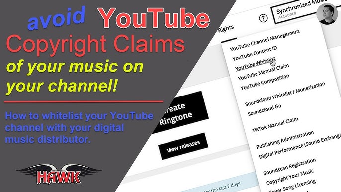 Avoid YouTube Copyright Claims of Your Music on Your Channel